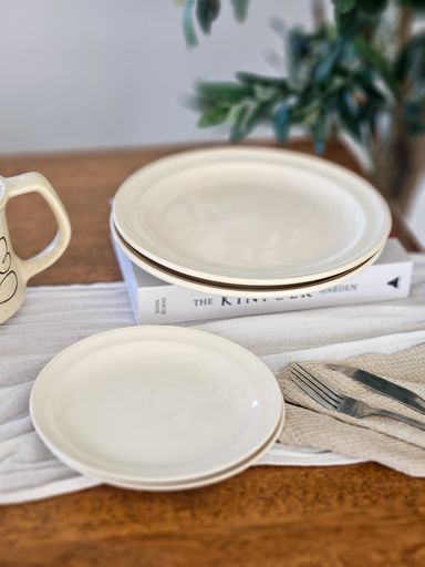 [AAH409] Set x6 Plato Postre Hueso 20cm - eCommerce 3