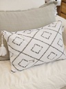 [AAA570.0] ALMOHADON ROMBO 35X50 Blanco estampa Gris - eCommerce 4