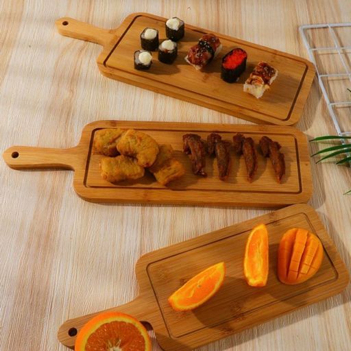 [AAE982] TABLA BAMBOO RECTANGULAR CON MANGO 17X49CM - eCommerce 4