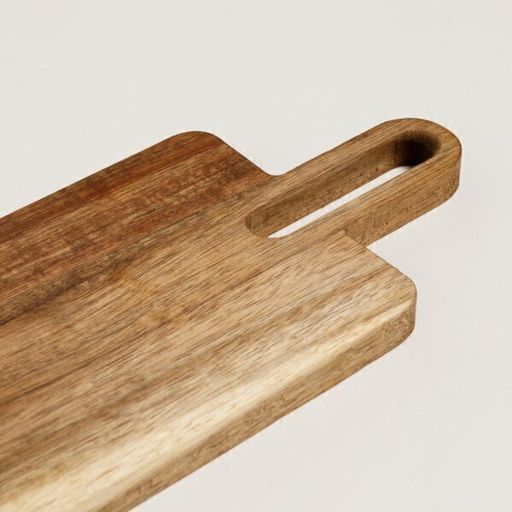 [AAF705] TABLA RECTANGULAR DE ACACIA KIKAR 33X12 CM - eCommerce 5
