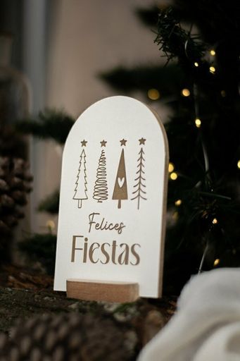 [AAE337] ATRIL CON DESEOS FELICES FIESTAS - eCommerce 2