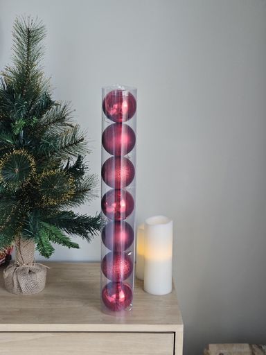 [AAH352] Tubo x10 Bolas Rojas 6 cm - eCommerce 3