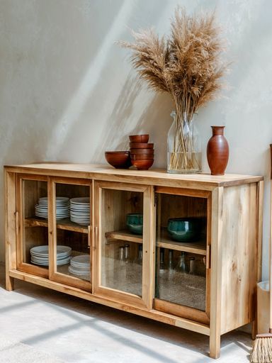 [AAB470.0] VAJILLERO PUERTAS DE VIDRIO 180 CM - eCommerce 3