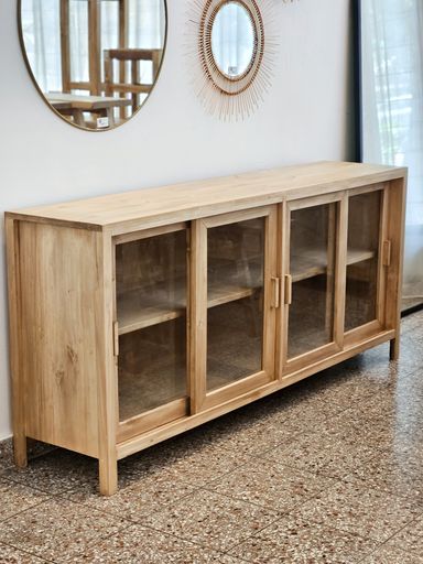 [AAB470.0] VAJILLERO PUERTAS DE VIDRIO 180 CM - eCommerce 4