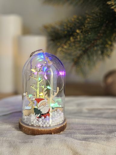 [AAH348] Adorno Cupula Con Luz 12 cm - eCommerce 3
