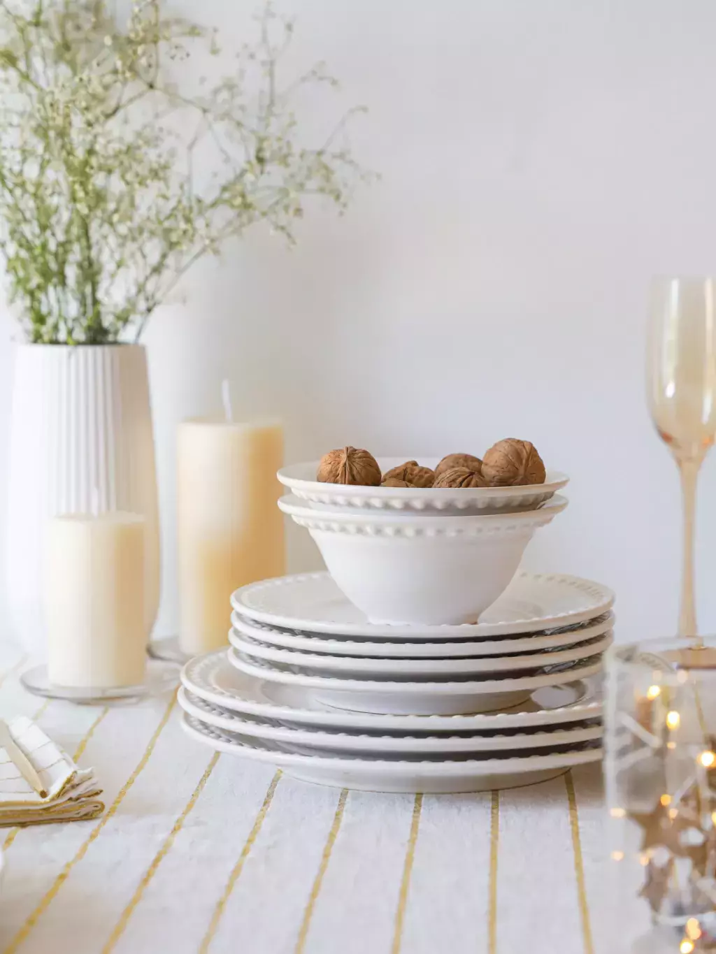 [AAE678] SET X6 PLATO PLAYO STONEWARE ATENAS BLANCO 26 CM - eCommerce 5