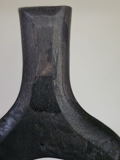 [AAH693] Florero de Madera Negro Elia - eCommerce 2