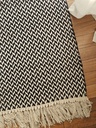 [AAH108] Alfombra Diagonales Zigzag Negro 80x150 cm - eCommerce 5
