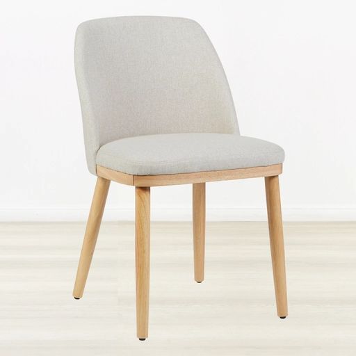 [AAH710] Silla Shine de Haya Tapizada en Lino Beige - eCommerce 2