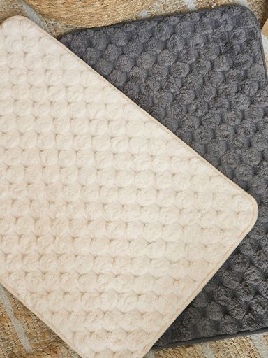 [AAB990.0] Alfombra Microfibra Rombos Pelo Corto - Gris - eCommerce 4