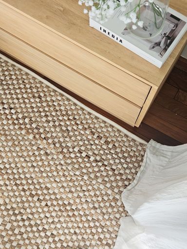 [AAH411] Alfombra Panal yute y algodón 120x180 - eCommerce 3