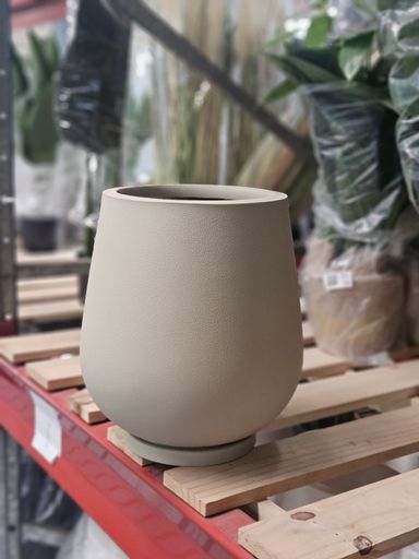 [AAH911] Maceta Copa 30cm beige - eCommerce 3