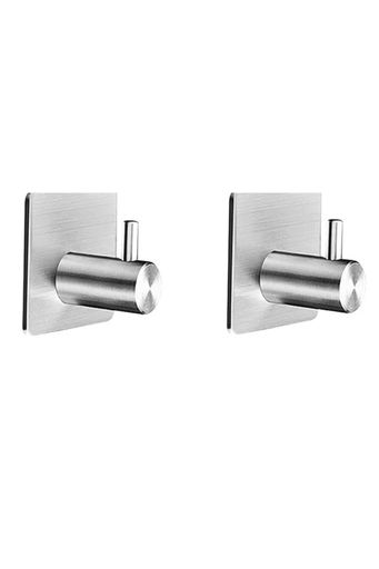 [AAH931] Set x 2 Gancho 3M Autoadhesivo Metal - eCommerce 2