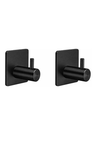 [AAH932] Set x 2 Gancho 3M Autoadhesivo Negro - eCommerce 2