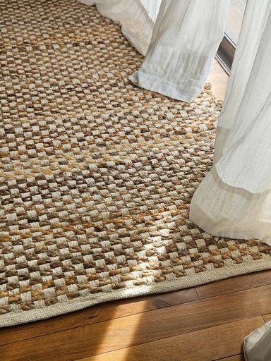 [AAH411] Alfombra Panal yute y algodón 120x180 - eCommerce 7