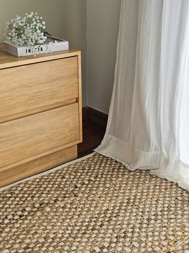 [AAH411] Alfombra Panal yute y algodón 120x180 - eCommerce 8