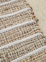 [AAH998] Alfombra Yute 160 x 230 cm con lineas blancas - eCommerce 4