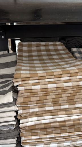 [AAI034] Mantel cuadros beige 200x150 - eCommerce 2