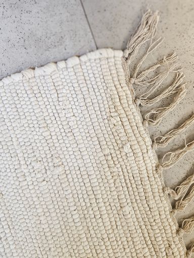 [AAH829] Alfombra Algodon Lisa 70x120 cm Natural - eCommerce 2