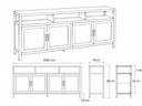[AAI052] Aparador Colonial 200cm - eCommerce 3