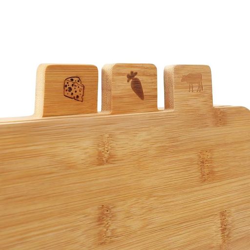 [AAI0105] Set x3 tablas con señaladores y base soporte de bamboo - eCommerce 2