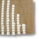[AAG107] Alfombra beige con tramado blanco 50x80 - eCommerce 4