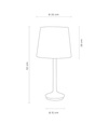 [AAI0155] Lampara de Mesa Lyra-C madera clara - eCommerce 2