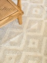 [AAG467] Alfombra blanca con rombos nuditos 120x180 cm - eCommerce 3