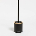 [AAE425] ESCOBILLA CILINDRO BAMBOO LISO NEGRO 38CM - eCommerce 2