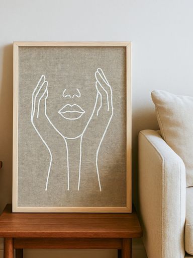 [AAF495.0] CUADRO ARPILLERA 40X60 CORAL - eCommerce 3