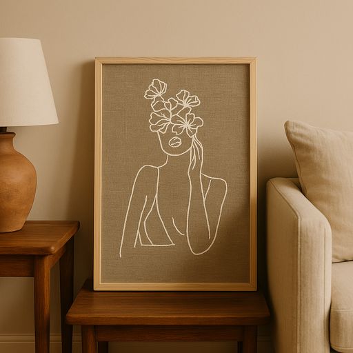 [AAF495.0] CUADRO ARPILLERA 40X60 CORAL - eCommerce 4