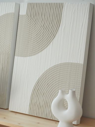 [AAB313.0] CUADRO CHANDRA II COLOR GRIS 50X70 - eCommerce 2
