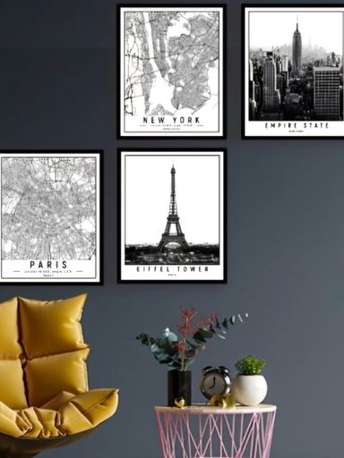 [AAB027.1] CUADRO CIUDAD 40X50 Mapa New York - eCommerce 2