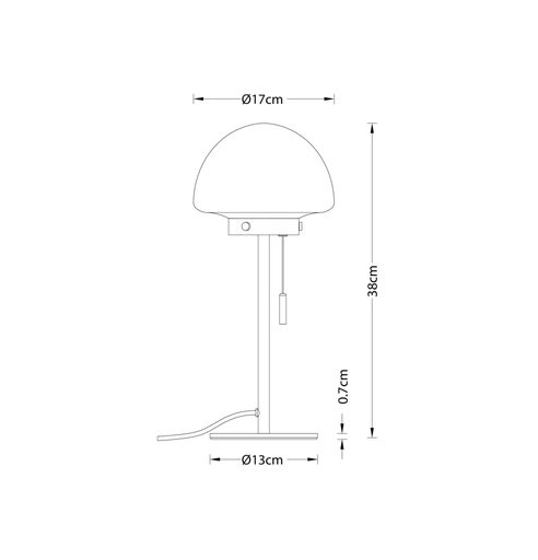 [AAI0151] Lampara de Mesa Perle Beige Marfil - eCommerce 2