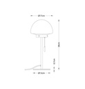 [AAI0151] Lampara de Mesa Perle Beige Marfil - eCommerce 2