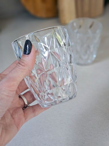 [AAE459] VASO BAJO CON ROMBOS TRANSPARENTE - eCommerce 2