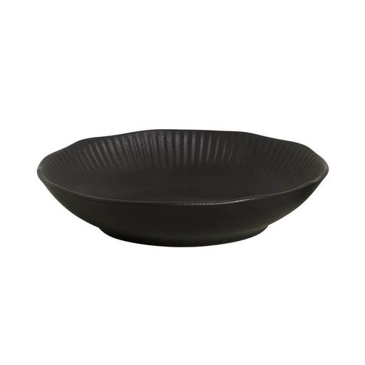 [AAG156] SET X6 PLATO HONDO ORGANICA LINHAS NEGRO 22CM Variante SET X6 PLATO HONDO ORGANICA LINHAS NEGRO 22CM - eCommerce 4