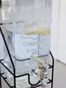 [AAI291] Dispenser de bebidas de vidrio 2,2l con canilla y soporte - eCommerce 2