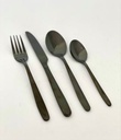 [AB579] Set cubiertos modelo recto x24 piezas negro - eCommerce 3