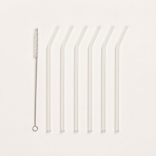 [AAI304] Set x 6 sorbetes de vidrio lisos + cepillo - eCommerce 2