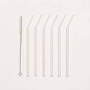 [AAI304] Set x 6 sorbetes de vidrio lisos + cepillo - eCommerce 2