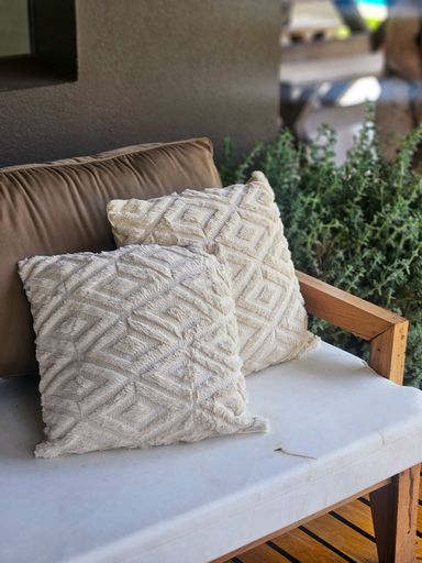 [AAH438] Almohadon Con Relleno Rombos - eCommerce 5