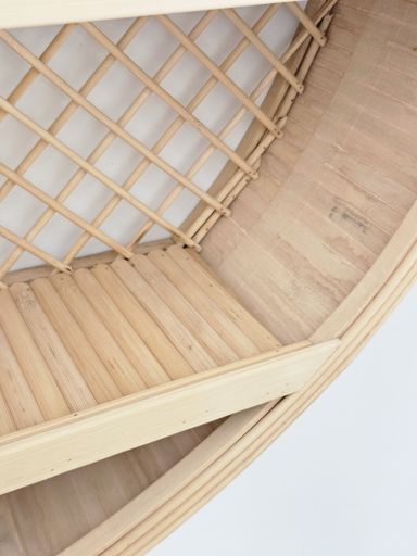 [AAI514] Estanteria de bambu circular enrejado - eCommerce 5