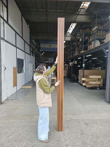 [AAI478] Pack x 4 Varillado de PVC tono madera Oscuro - eCommerce 4