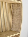 [AAI515] Estanteria de bambu circular con lineas verticales - eCommerce 3