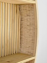 [AAI515] Estanteria de bambu circular con lineas verticales - eCommerce 4