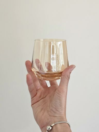 [AAI795] Set x6 vasos vidrio dorado 431mL - eCommerce 2