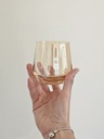 [AAI795] Set x6 vasos vidrio dorado 431mL - eCommerce 2