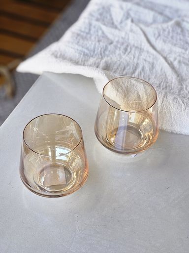 [AAI795] Set x6 vasos vidrio dorado 431mL - eCommerce 3