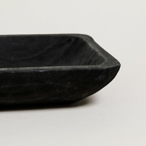 [AAF092] BANDEJA CUADRADA DECO KIRI NEGRO 6X28 CM - eCommerce 6